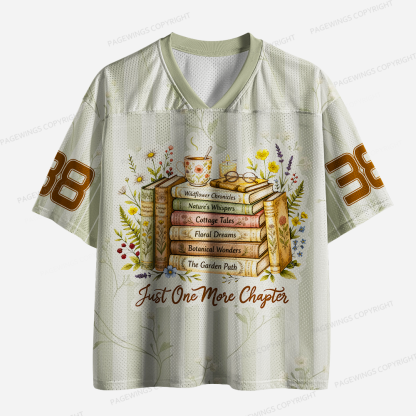 Pagewings Just One More Chapter Unisex Mesh Jersey