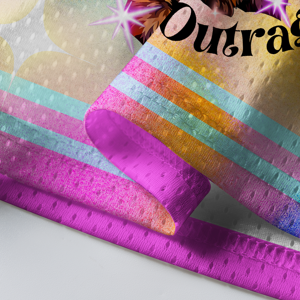 Pagewings This Is An Outrage Unisex Mesh Jersey