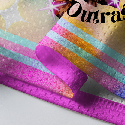 Pagewings This Is An Outrage Unisex Mesh Jersey