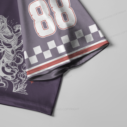 Pagewings A Well Read Woman Is A Dangerous Creature Women's Cropped Jersey