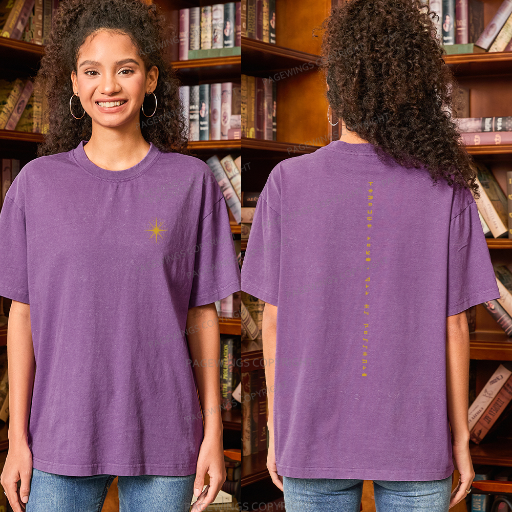 Pagewings Through Love All Is Possible Unisex Washed T-shirt