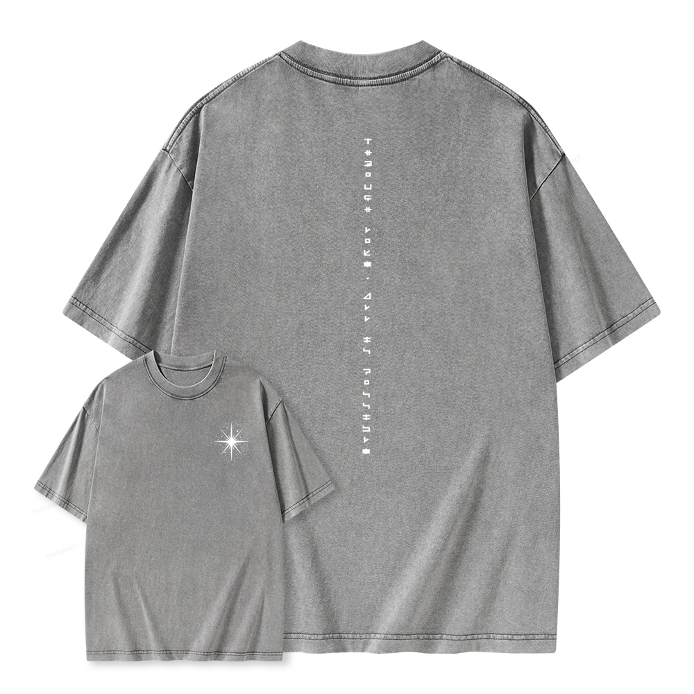 Pagewings Through Love All Is Possible Unisex Washed T-shirt