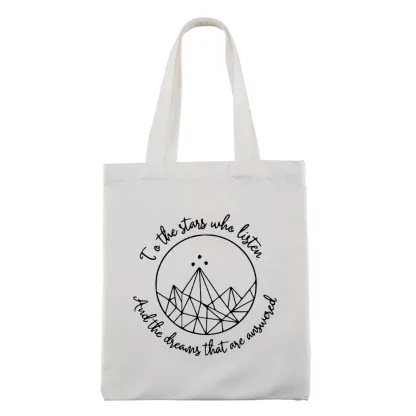Pagewings To The Stars Who Listen Lovers Gift Tote Bag