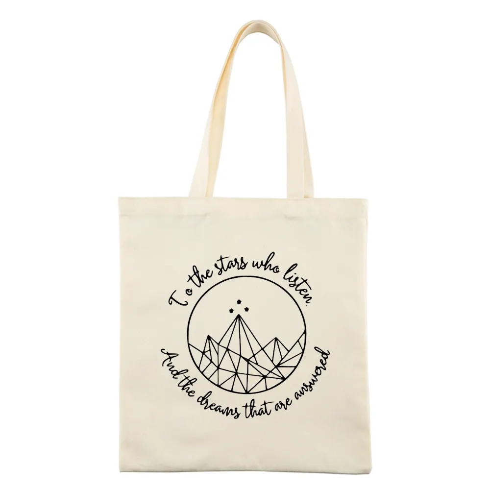 Pagewings To The Stars Who Listen Lovers Gift Tote Bag