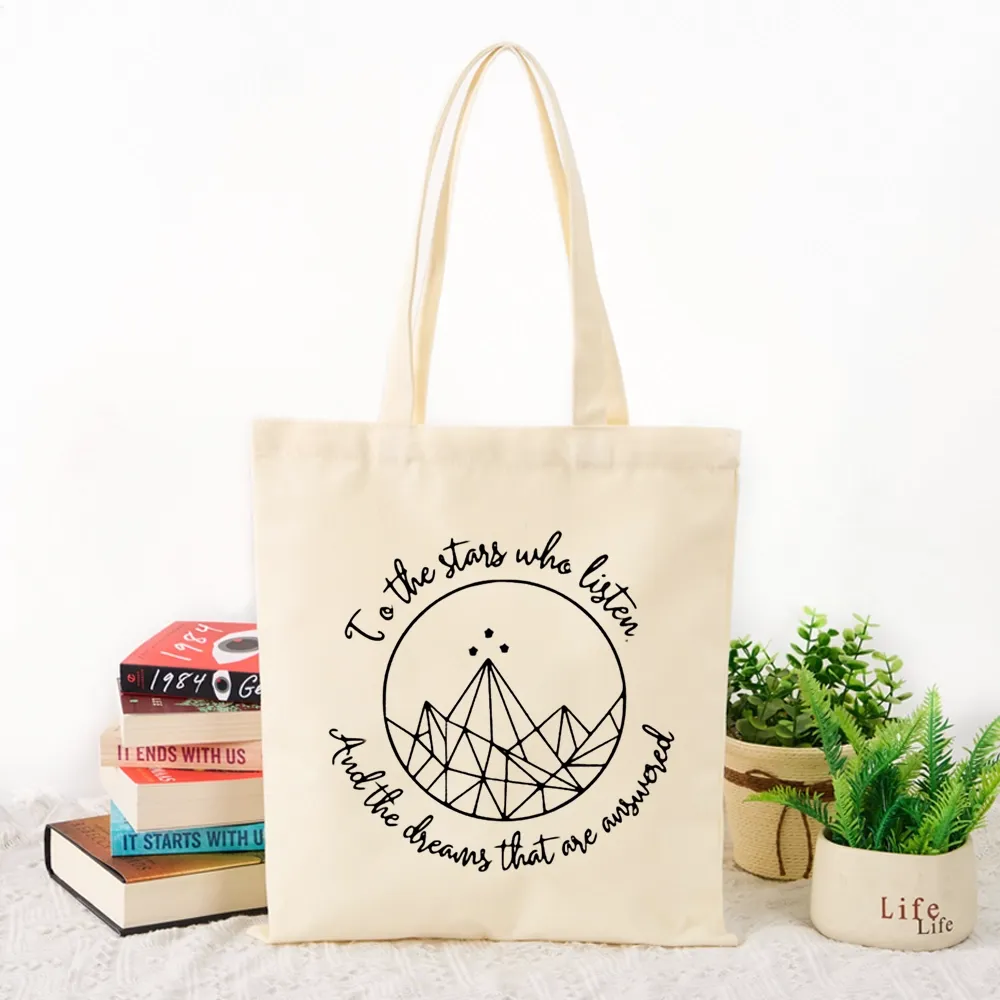 Pagewings To The Stars Who Listen Lovers Gift Tote Bag
