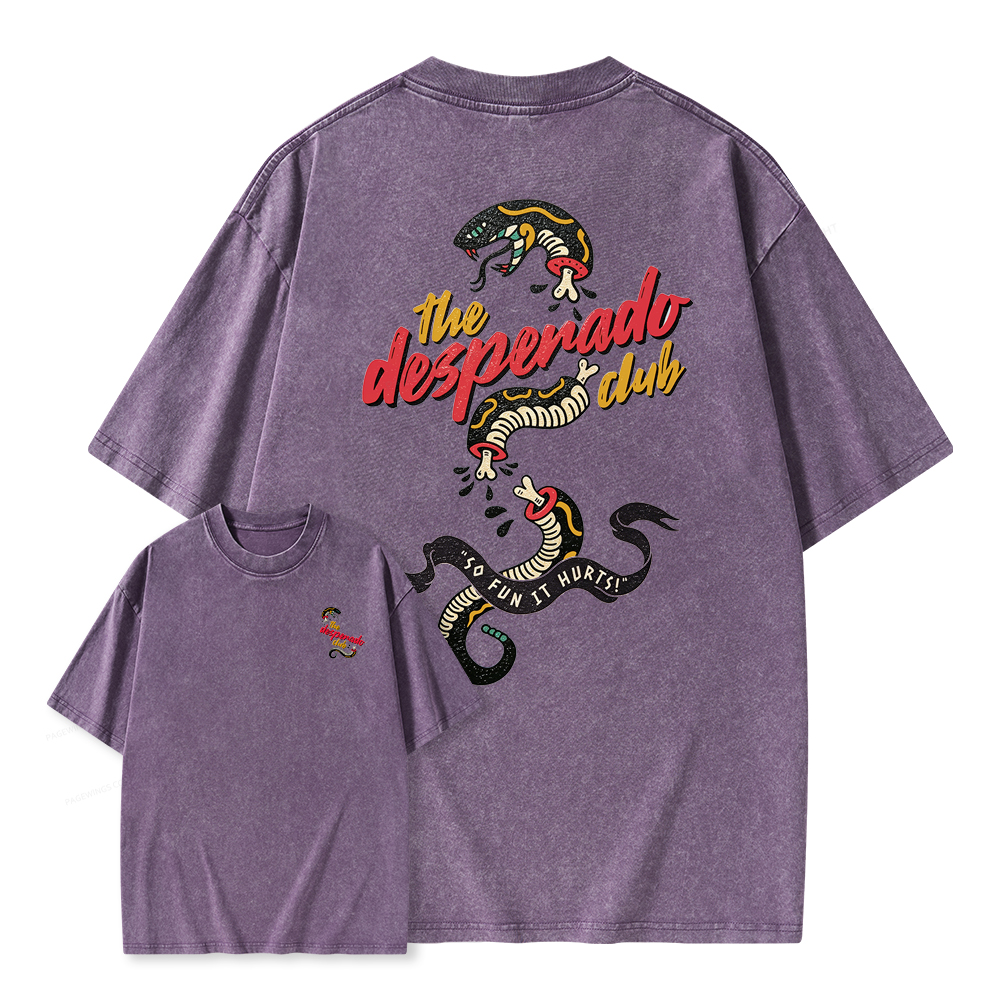 Pagewings The Desperado Club Unisex Washed T-shirt