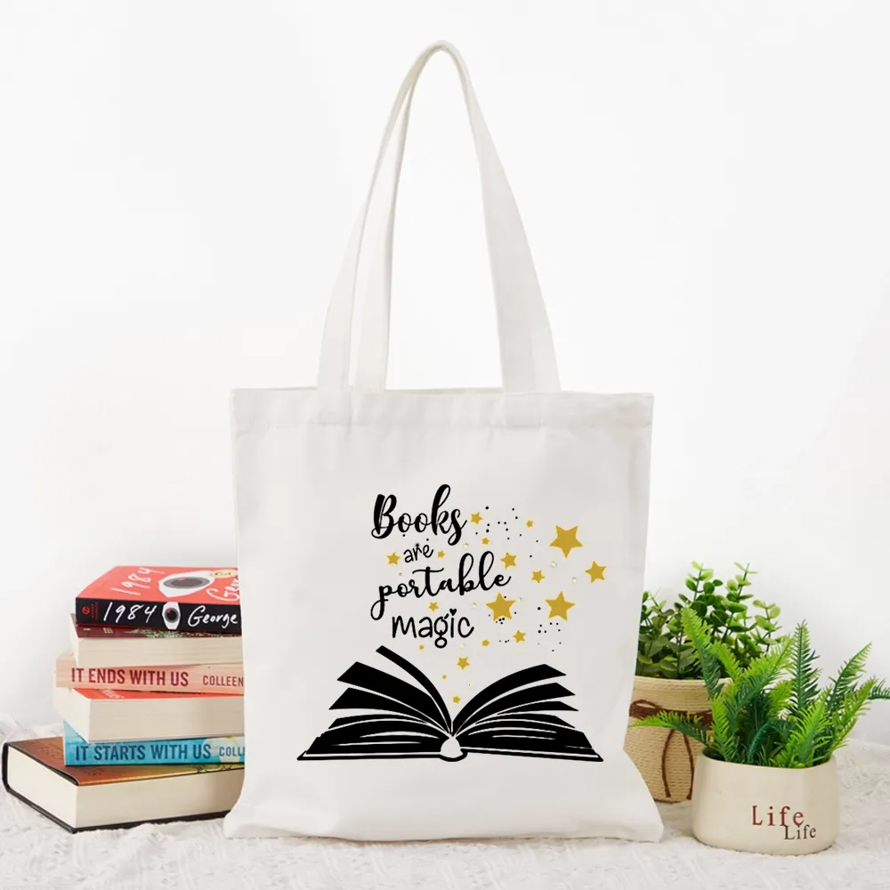 Pagewings Book Are Portable Magic Lovers Gift Tote Bag