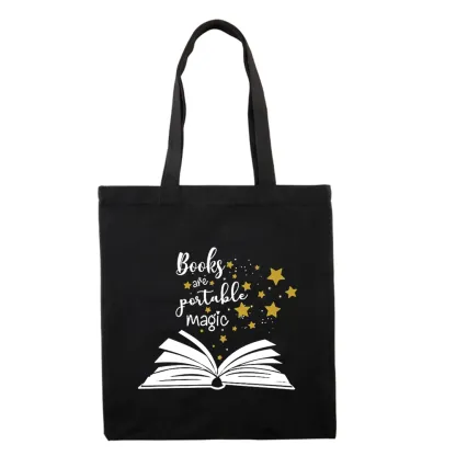 Pagewings Book Are Portable Magic Lovers Gift Tote Bag