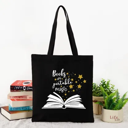 Pagewings Book Are Portable Magic Lovers Gift Tote Bag