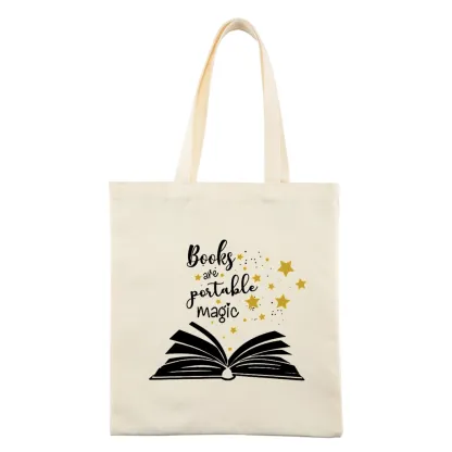 Pagewings Book Are Portable Magic Lovers Gift Tote Bag