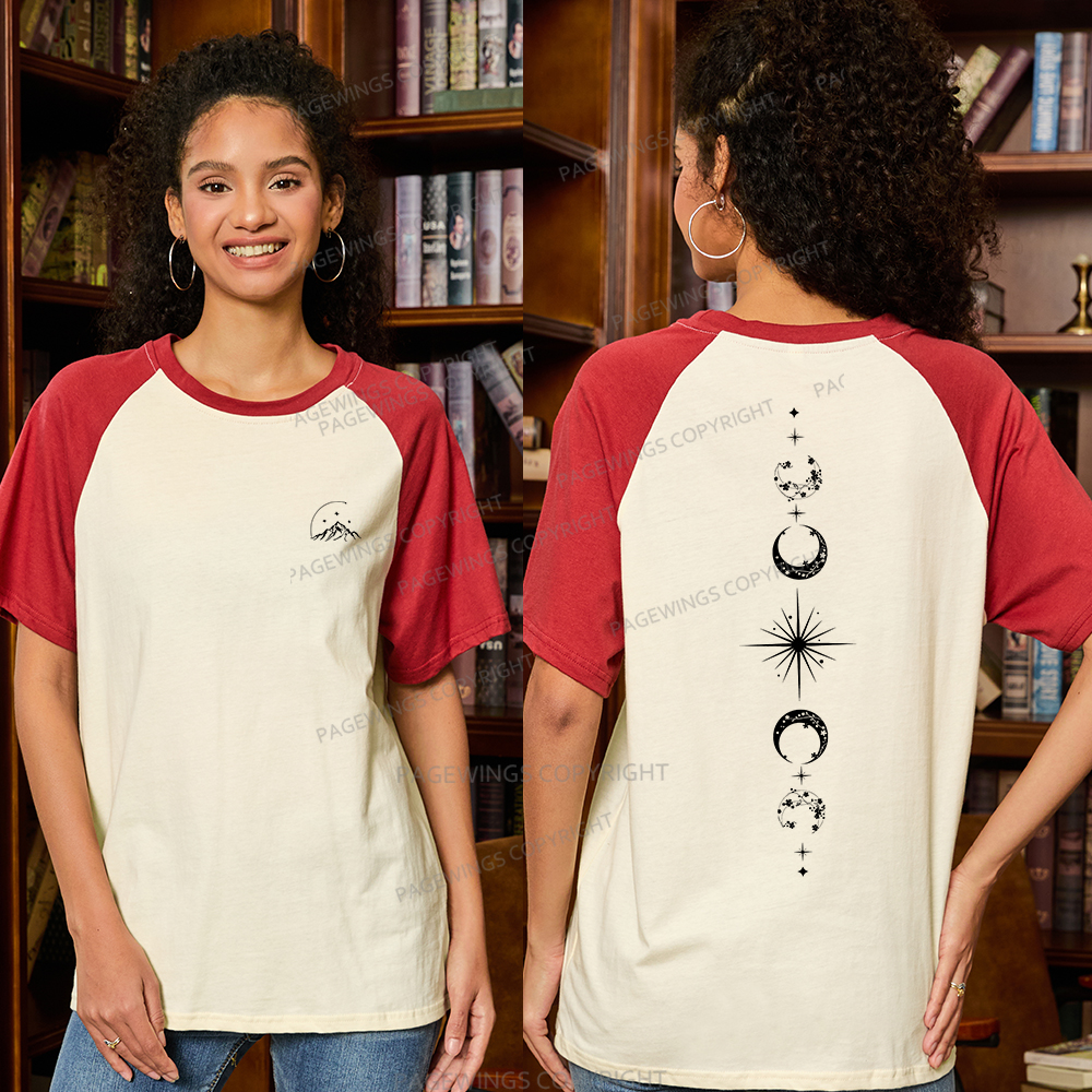 Pagewings Hello Feyre Darling Raglan T-shirt