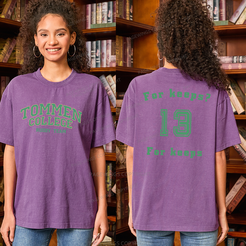 Pagewings Romance Novel Lover Unisex Washed T-shirt