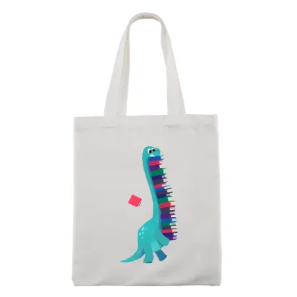 Pagewings Book Dinosaurs Lovers Gift Tote Bag
