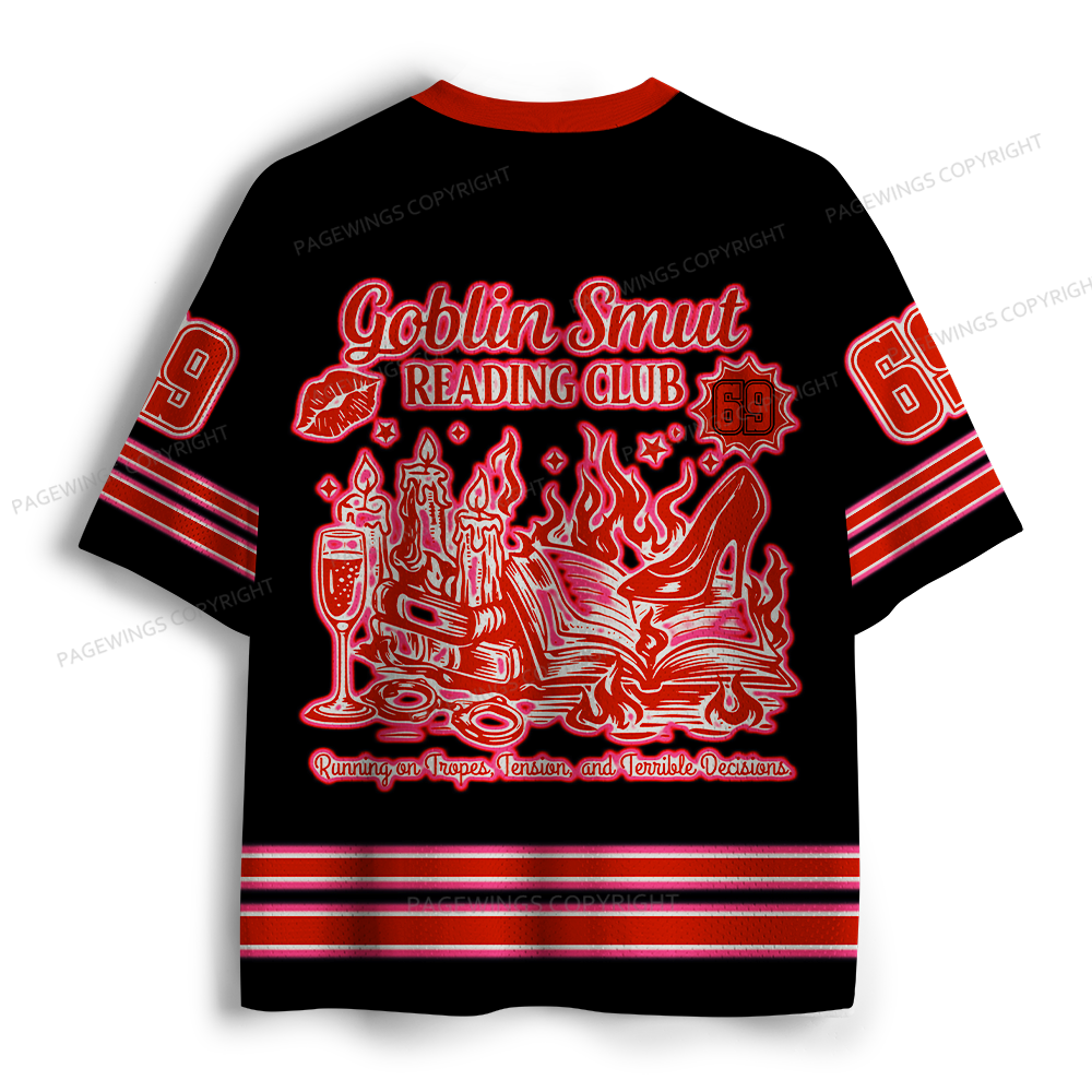 Pagewings Goblin Smut Reading Club Unisex Mesh Jersey