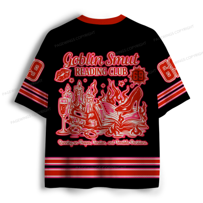 Pagewings Goblin Smut Reading Club Unisex Mesh Jersey