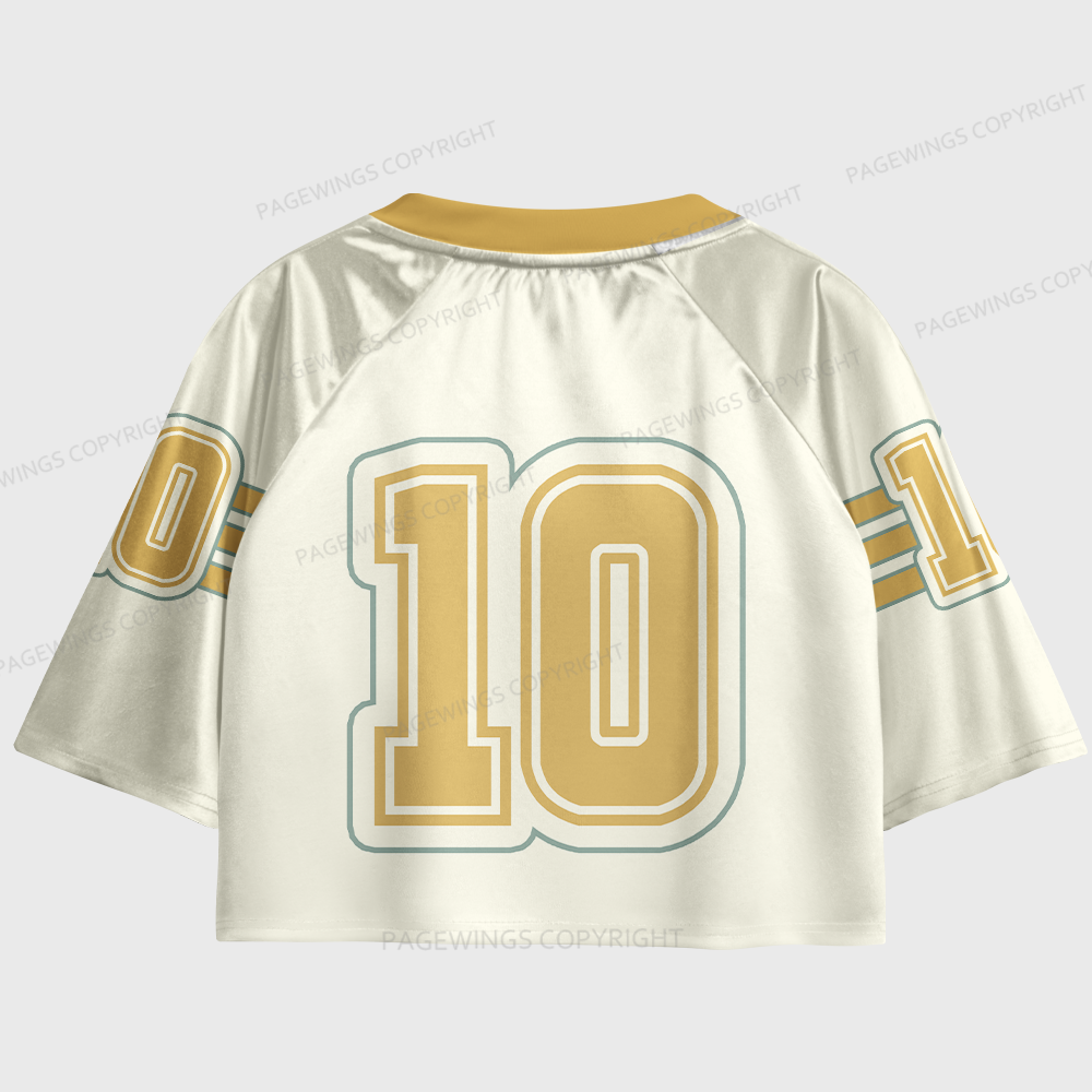 Pagewings Read Books Women's Cropped Jersey
