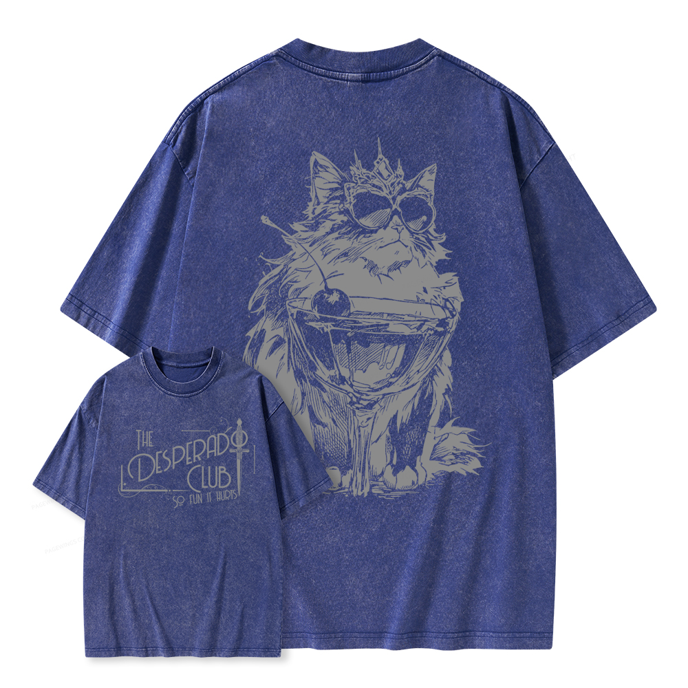 Pagewings The Desperado Club Unisex Washed T-shirt