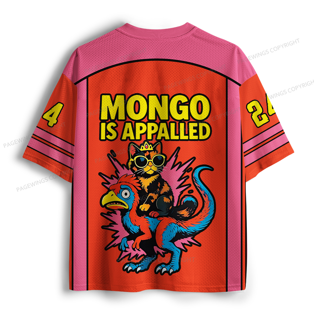 Pagewings Mongo Is Appalled Unisex Mesh Jersey