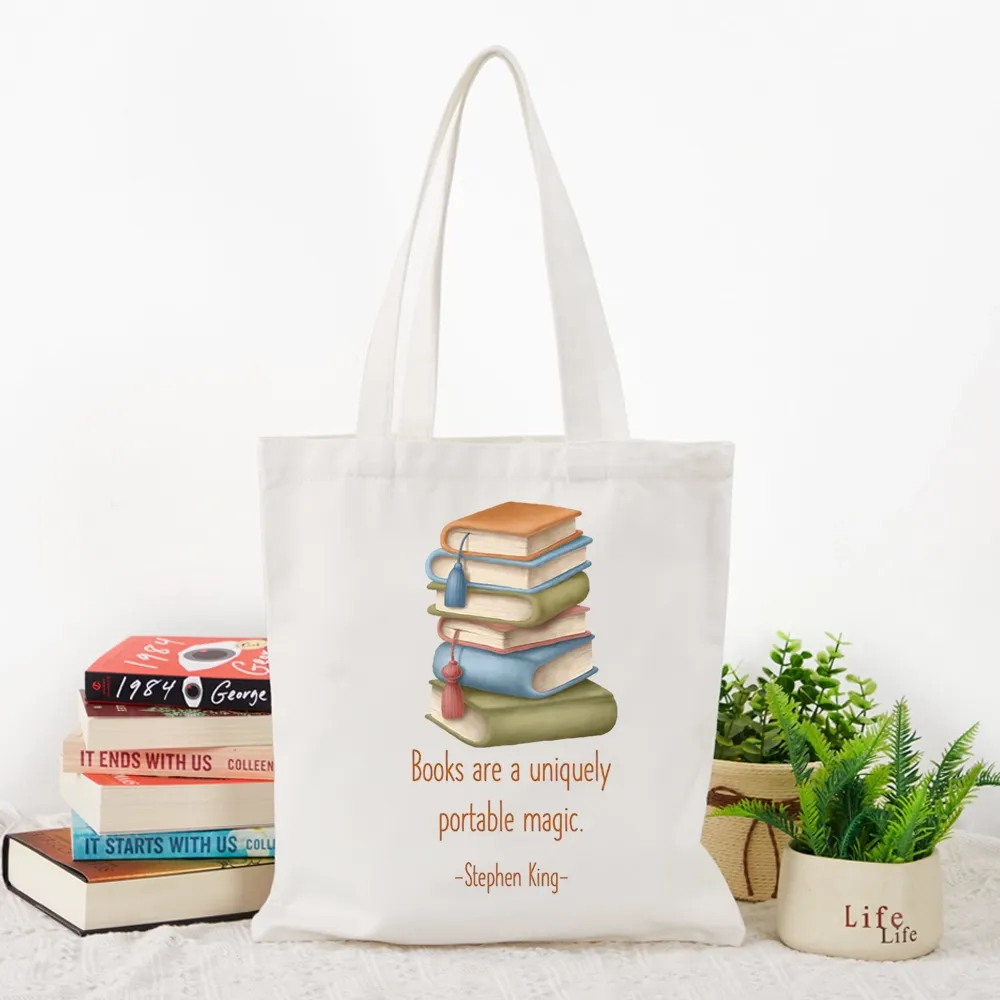 Pagewings Books Are A Uniquely Portable Magic Lovers Gift Tote Bag