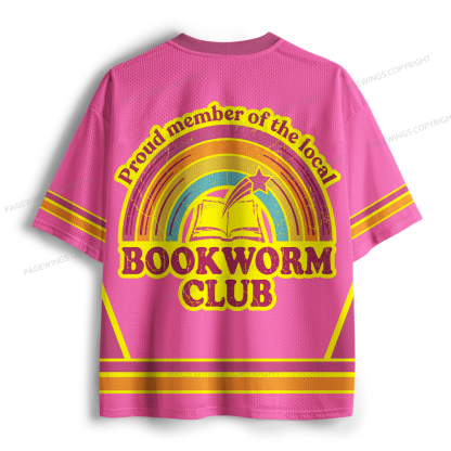 Pagewings Bookworm Club Unisex Mesh Jersey