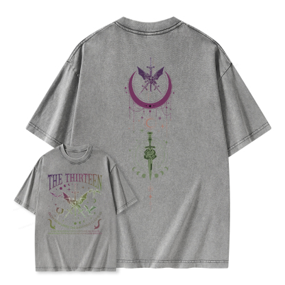 Pagewings Fantasy Books Lover Unisex Washed T-shirt
