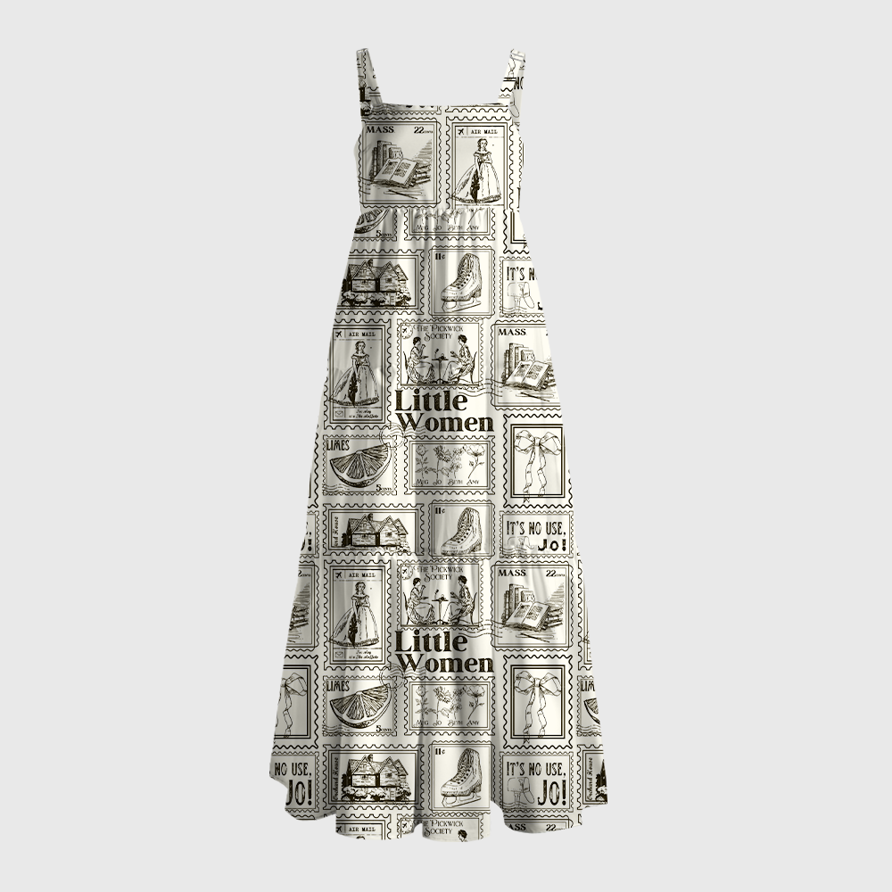 Pagewings Literature Lights Up Life Maxi Dress