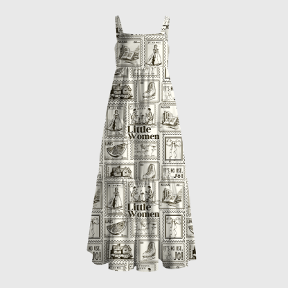 Pagewings Literature Lights Up Life Maxi Dress