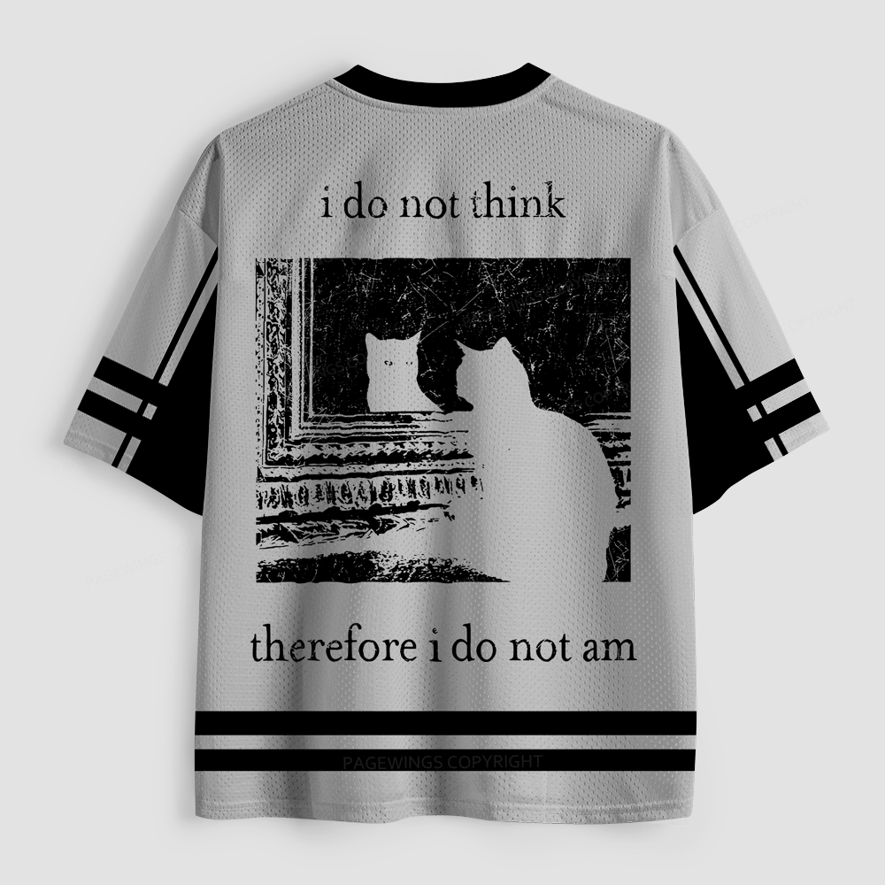 Pagewings I Do Not Think Unisex Mesh Jersey