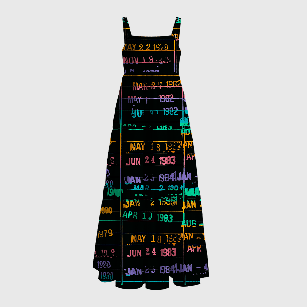 Pagewings Library Card Maxi Dress