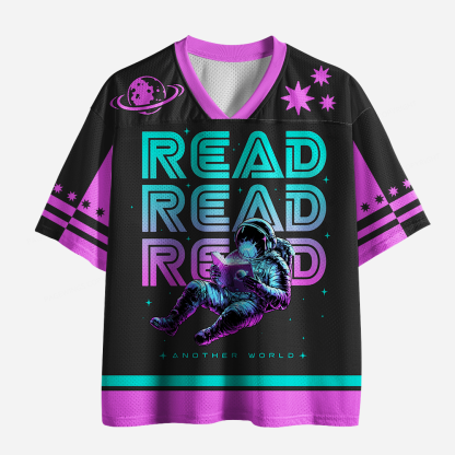 Pagewings Read Unisex Mesh Jersey