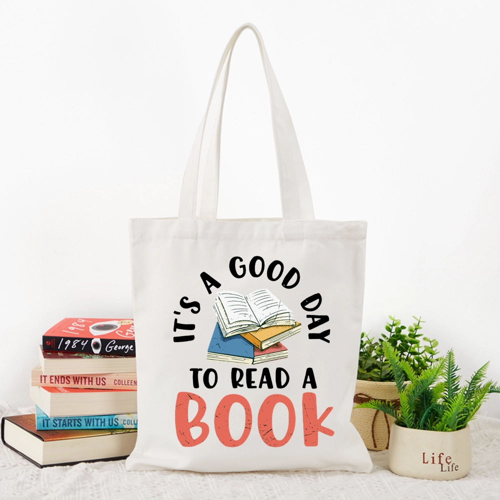 Pagewings It’s a Good Day to Read a Book Lovers Gift Tote Bag