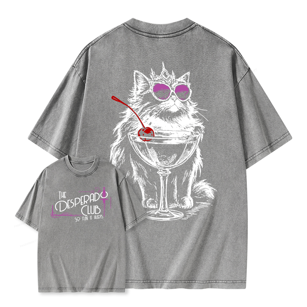 Pagewings Desperado Club  Unisex Washed T-shirt