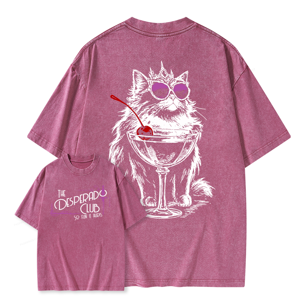 Pagewings Desperado Club  Unisex Washed T-shirt