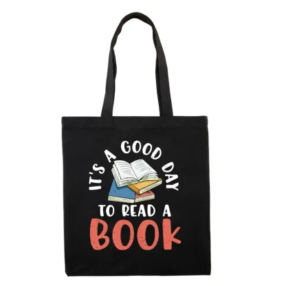 Pagewings It’s a Good Day to Read a Book Lovers Gift Tote Bag
