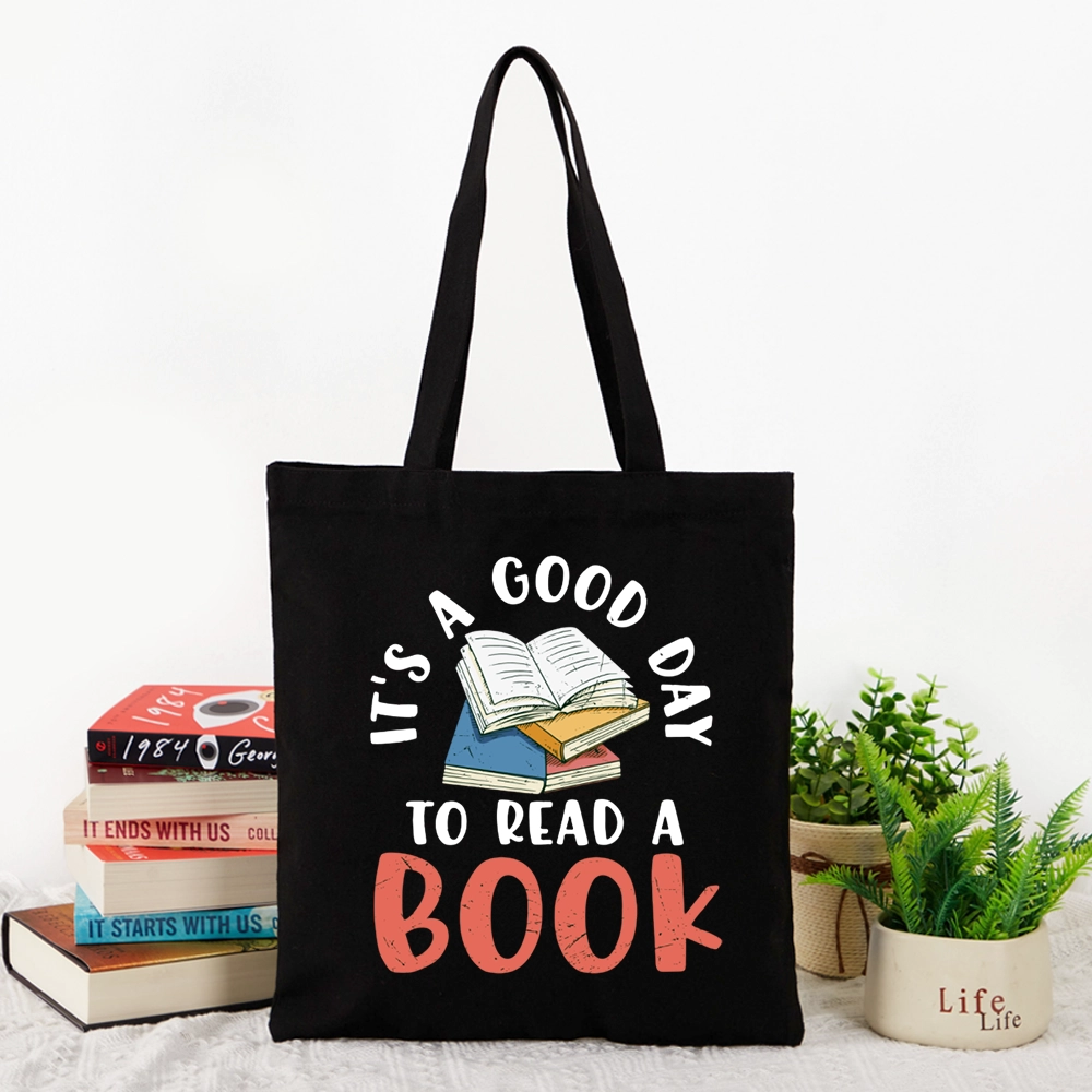 Pagewings It’s a Good Day to Read a Book Lovers Gift Tote Bag
