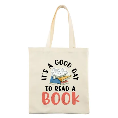 Pagewings It’s a Good Day to Read a Book Lovers Gift Tote Bag