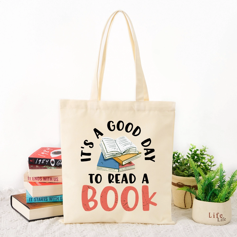 Pagewings It’s a Good Day to Read a Book Lovers Gift Tote Bag