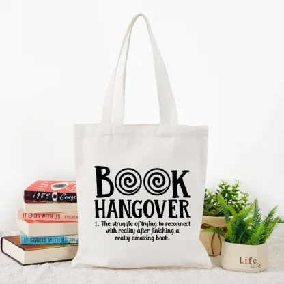 Pagewings Book Hangover Lovers Gift Tote Bag