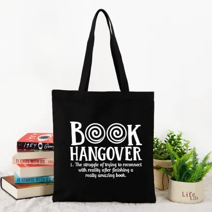 Pagewings Book Hangover Lovers Gift Tote Bag