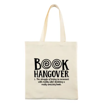 Pagewings Book Hangover Lovers Gift Tote Bag