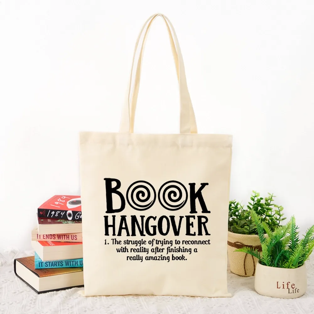 Pagewings Book Hangover Lovers Gift Tote Bag