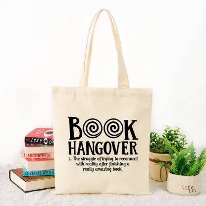 Pagewings Book Hangover Lovers Gift Tote Bag