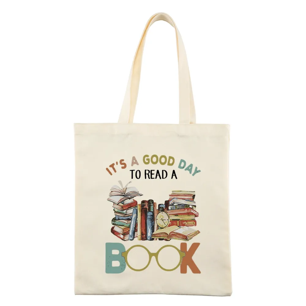 Pagewings It’s a Good Day to Read a Book Lovers Gift Tote Bag