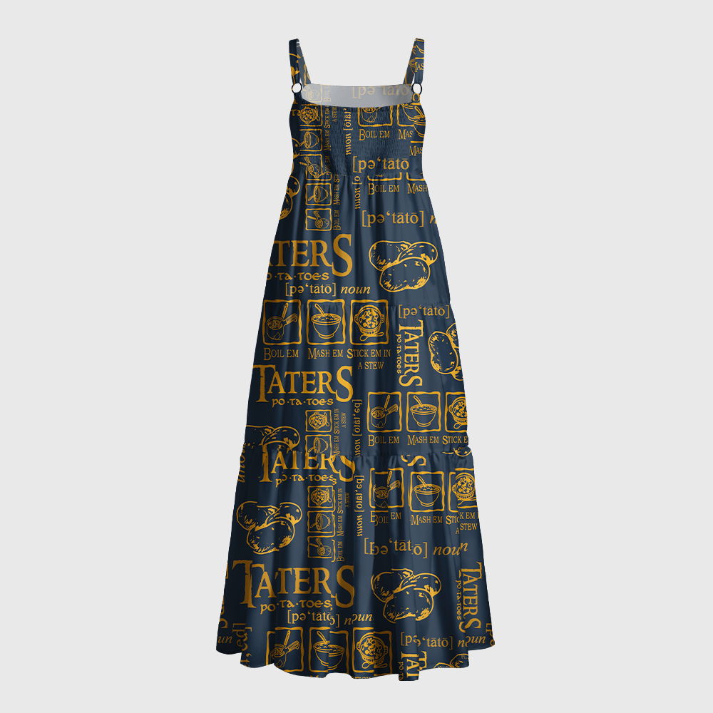 Pagewings Square Neck Reading Nook Cat Lover Maxi Dress