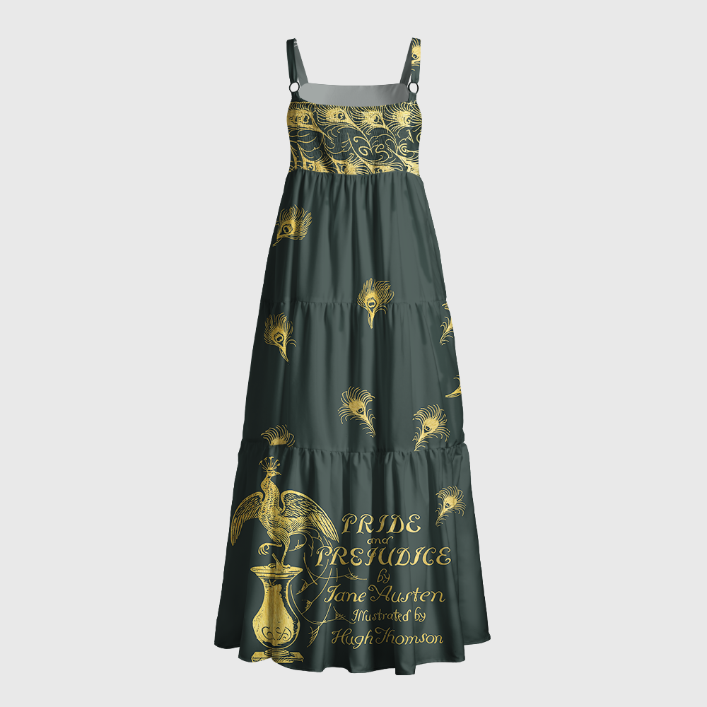 Pagewings Square Neck Pride Book Nerd Maxi Dress