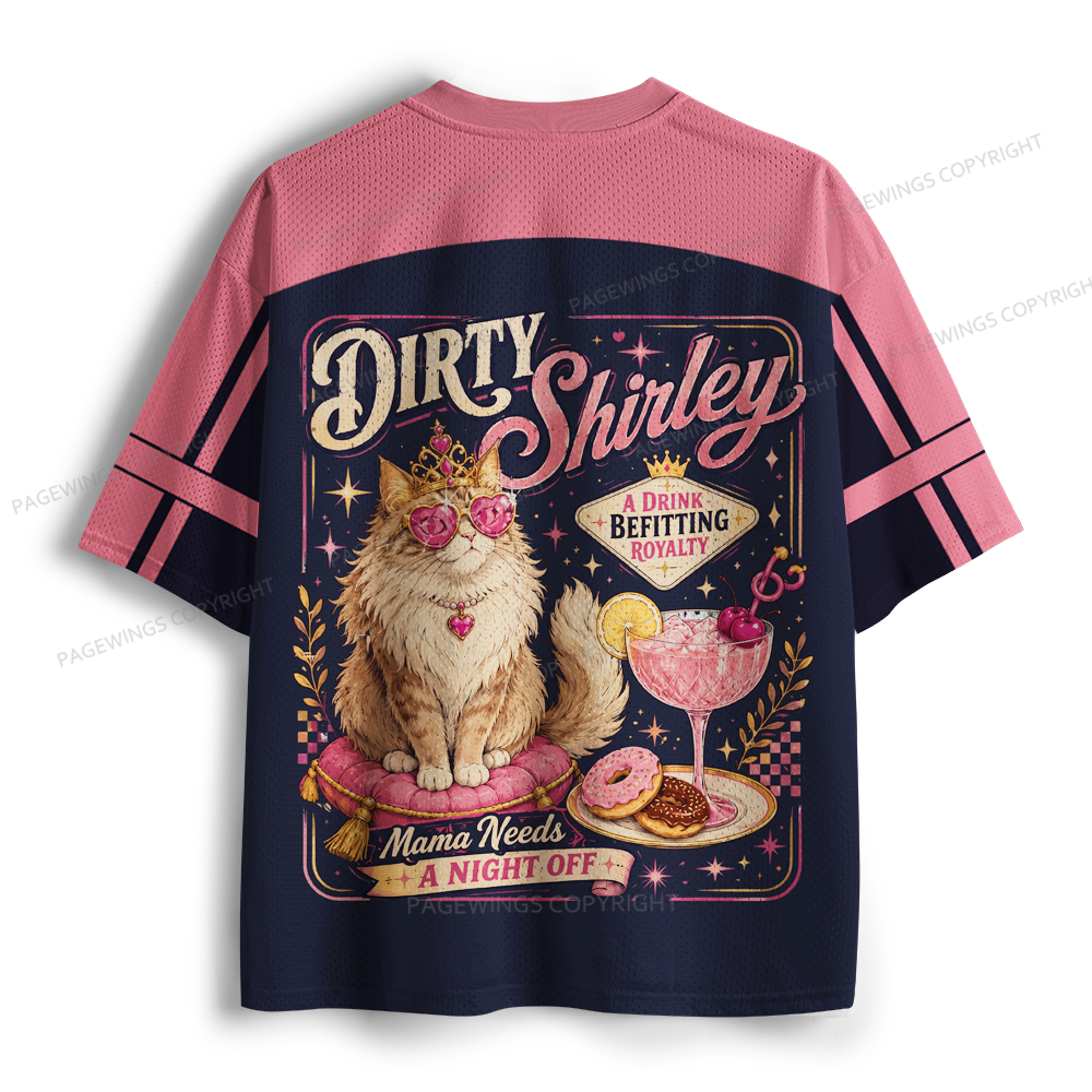 Pagewings Dirty Shirley Unisex Mesh Jersey