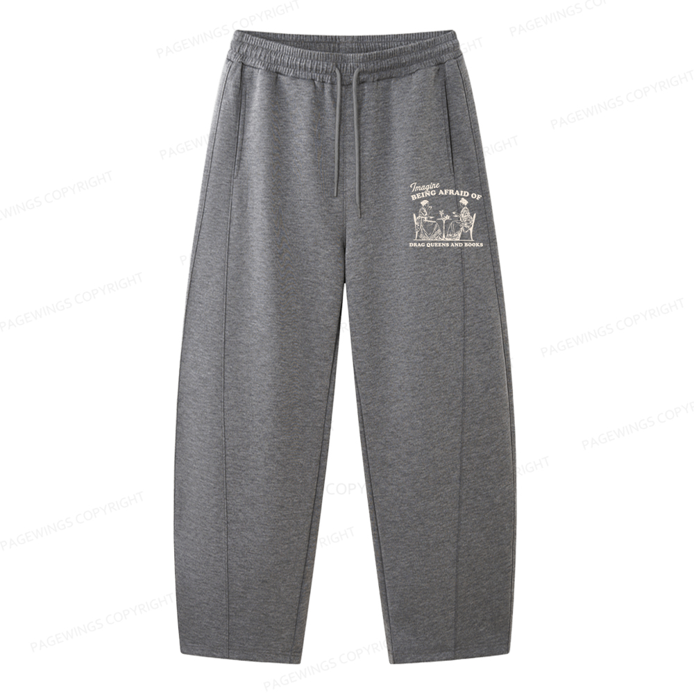Pagewings Drag Queens Unisex Barrel Sweatpants