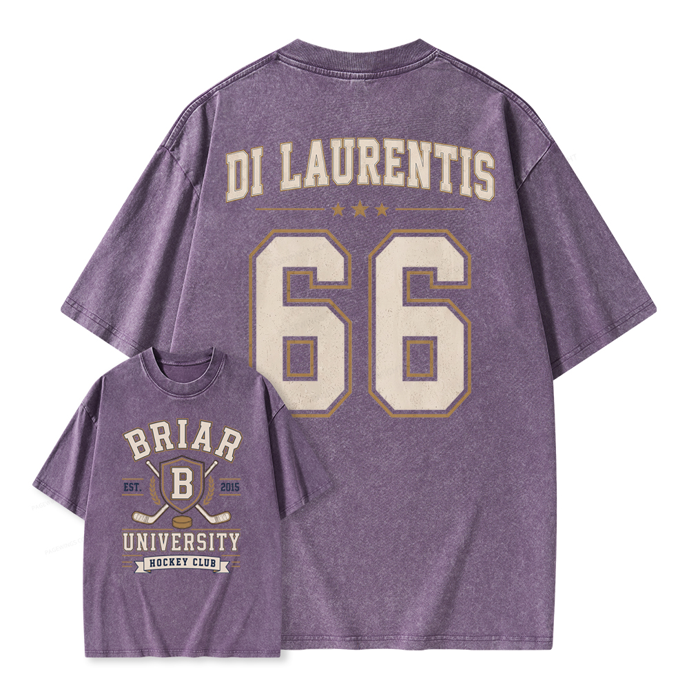 Pagewings Hockey Romance Unisex Washed T-shirt