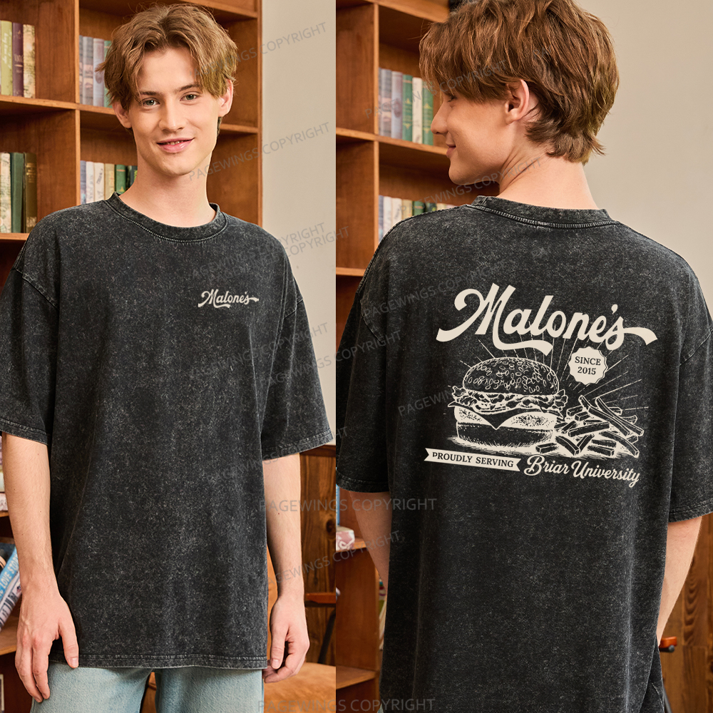 Pagewings Hockey Romance Unisex Washed T-shirt