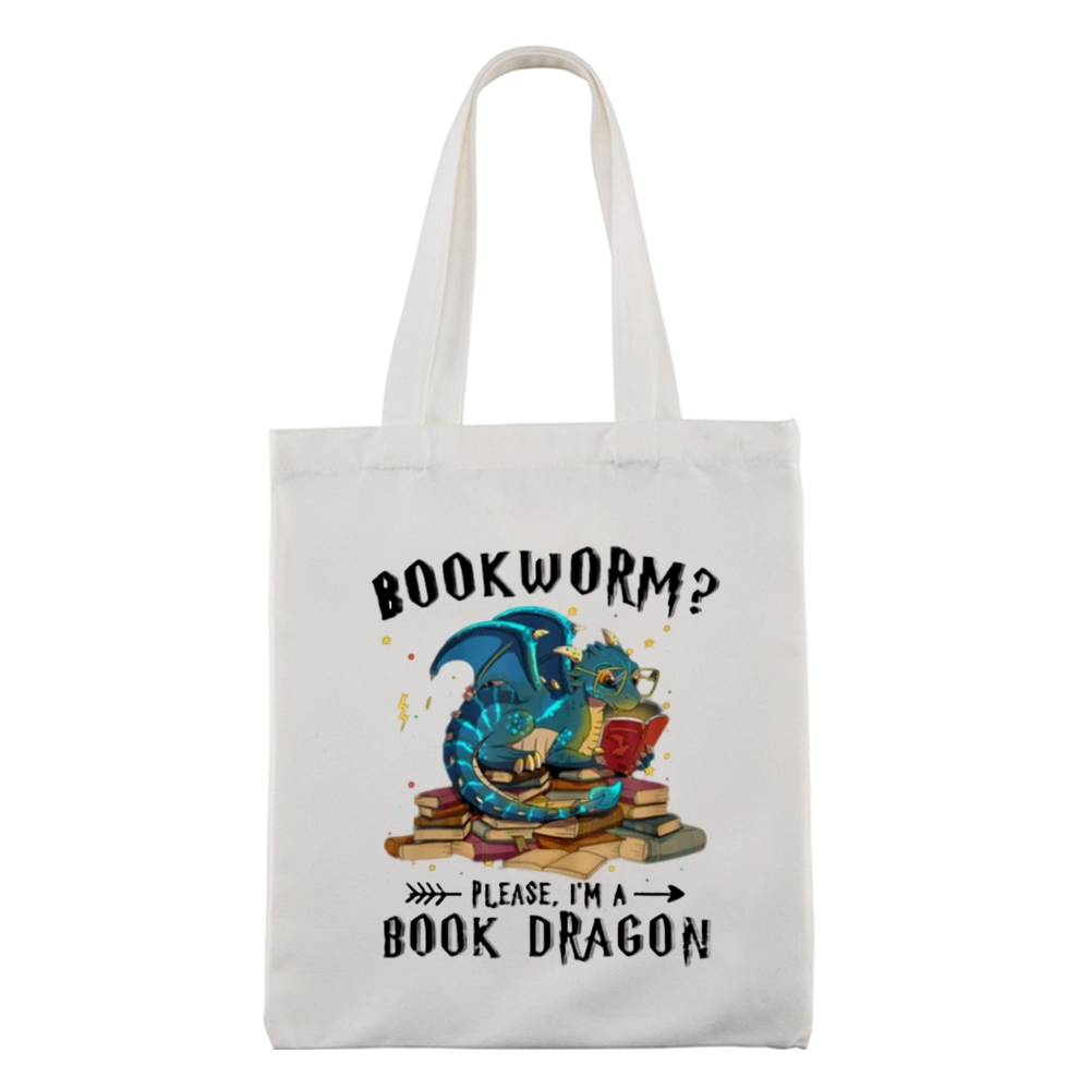 Pagewings Dragon Book Lovers Gift Tote Bag